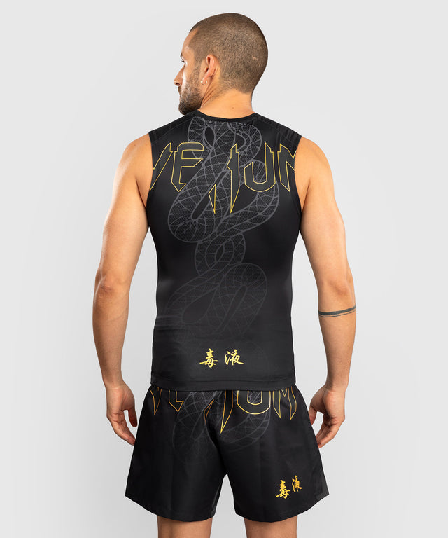 Venum Serpenti Sleeveless Rashguard - Black