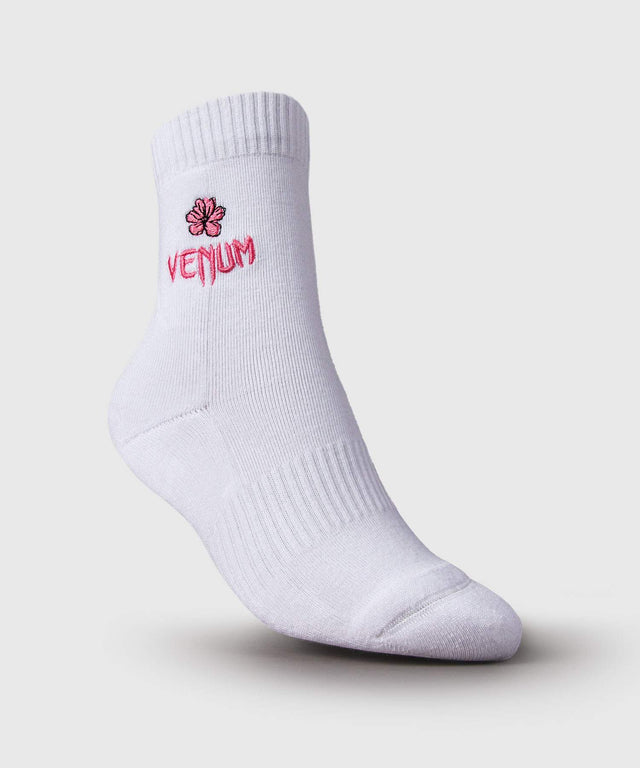 Venum Crew Socks Vector Women - White/Pink