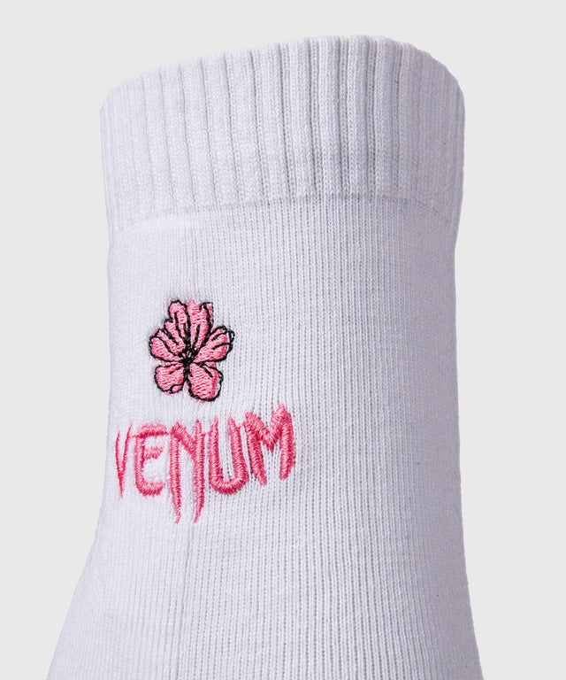 Venum Crew Socks Vector Women - White/Pink