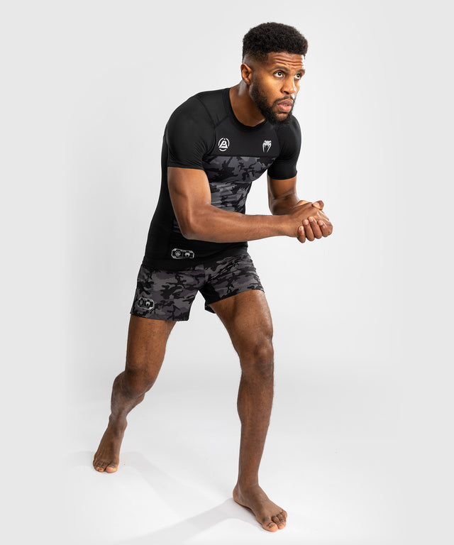 Venum x Polaris Rashguard - Short Sleeves - Black/Gray