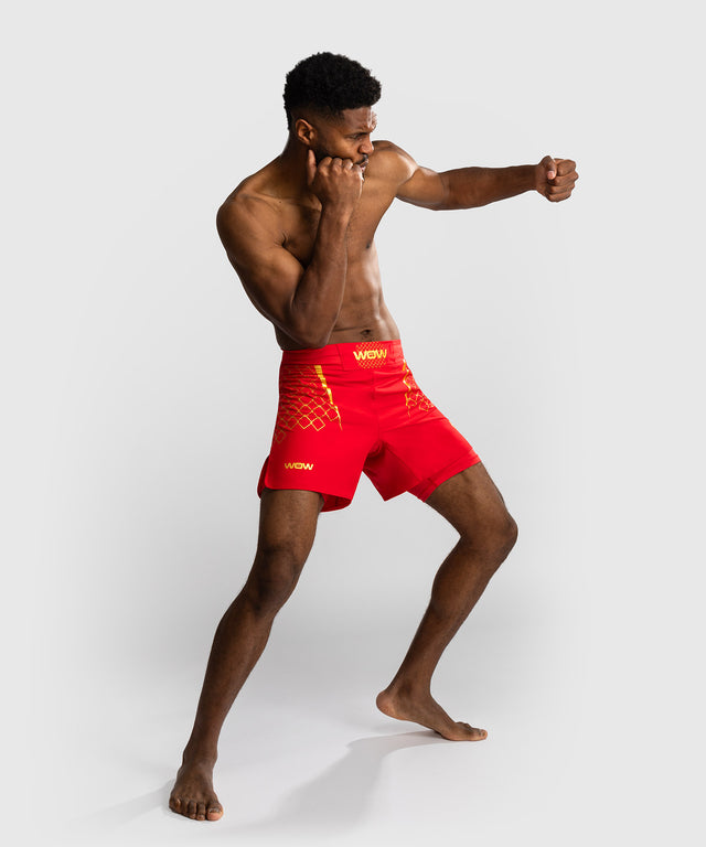 Venum x WOW FC MMA Shorts - Fiery Red