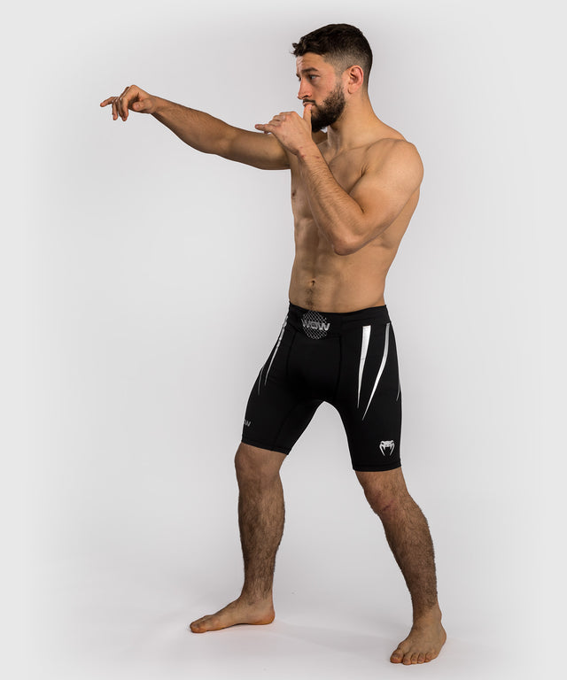 Venum x WOW FC Vale Tudo Shorts - Black/Silver Grey