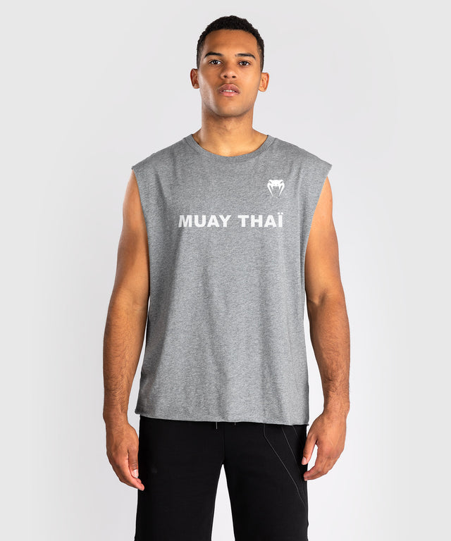 Venum Ärmelloses T-Shirt Muay Thai – Grau