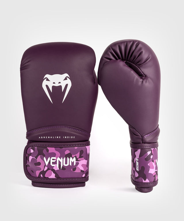 Venum Boxing Gloves Iris - Purple/Camo Pink