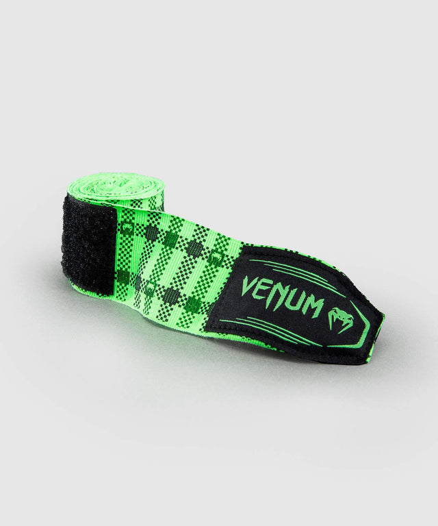 Venum Bandages Tartan - Neon Green