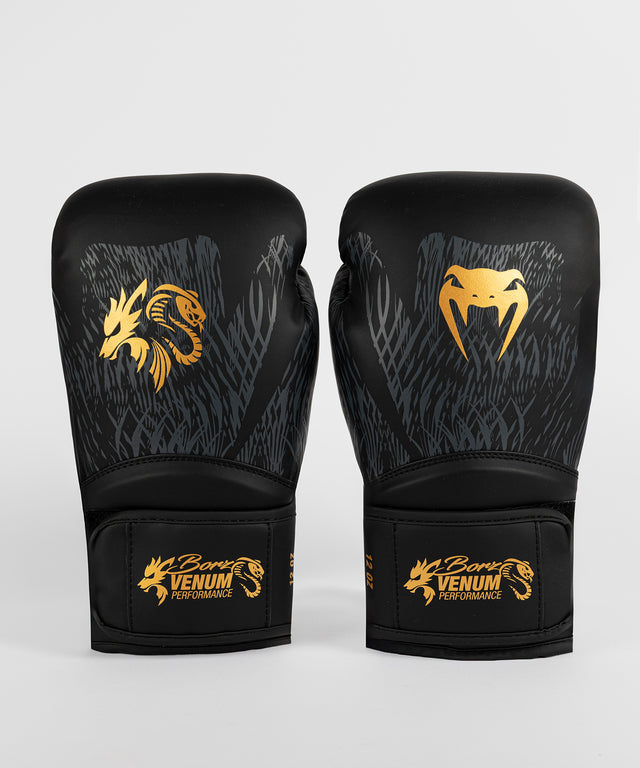 Venum x Chimaev Boxing Gloves - Black/Gold