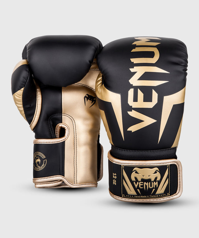 Venum Elite Boxhandschuhe – Schwarz/Gold
