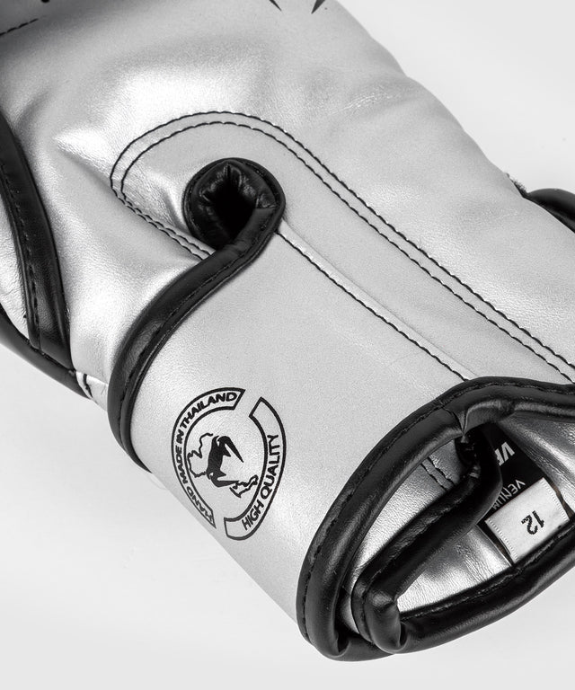 Venum Bokshandschoenen Elite - Zilver/Zwart