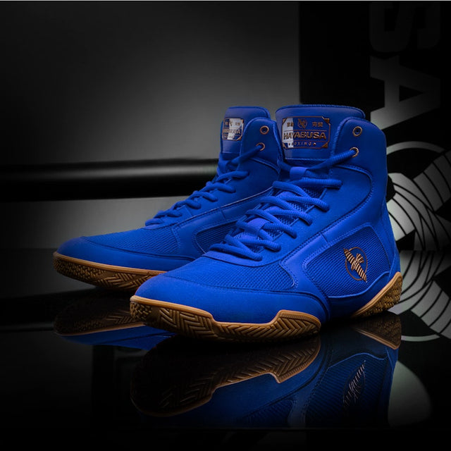 Hayabusa Pro Boxing Shoes - Blue