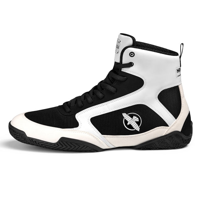 Hayabusa Pro Boxing Shoes - White/Black
