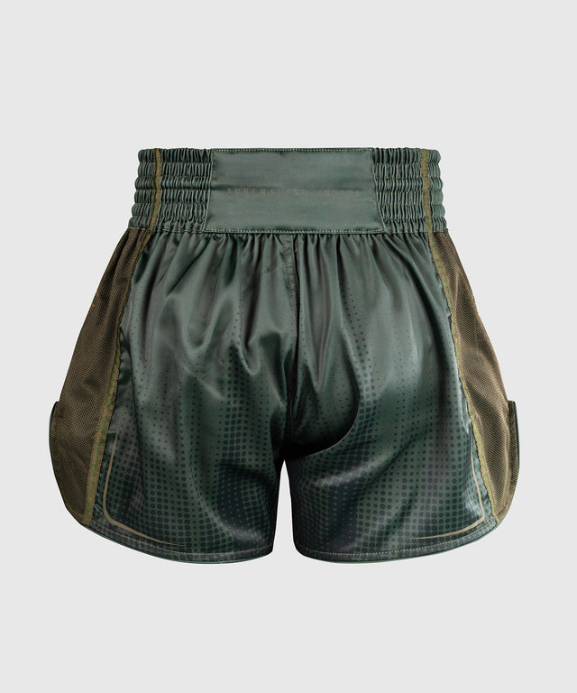 Venum Muay Thai Shorts Stealth – Khaki/Dark Green