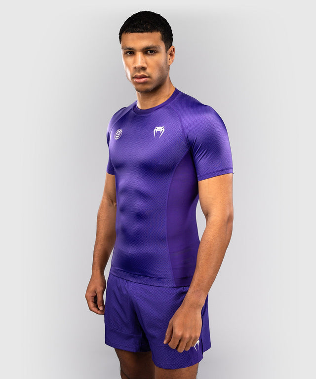 Venum Rashguard x Roger Gracie Academy Short Sleeves – Purple