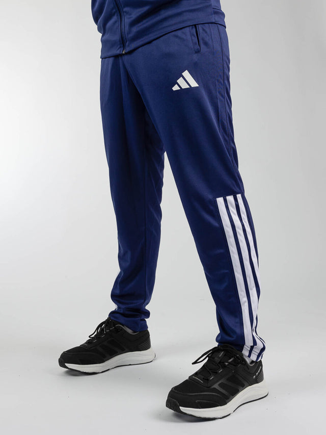 Tepláky Adidas Community Sports – Tmavě modrá/Bílá