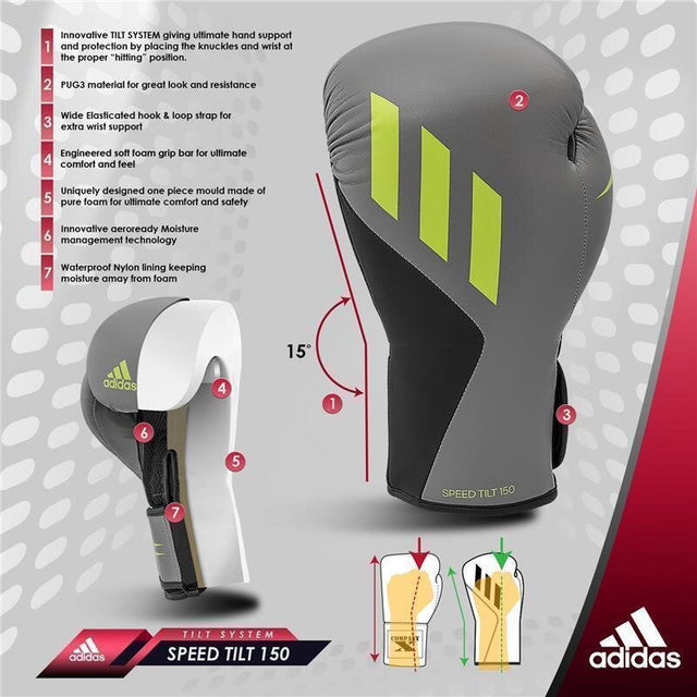 Adidas Boxing gloves Speed Tilt 150 – Red/Black