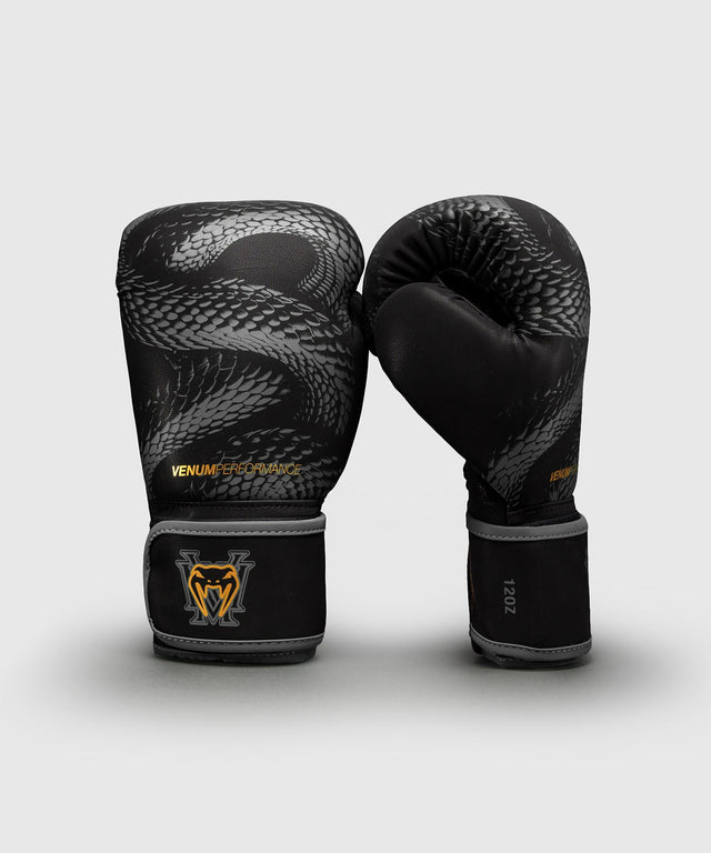Venum Boxing gloves Matupa Black/Grey/Gold – side view