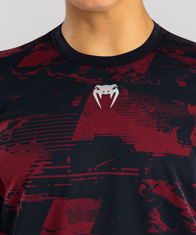 Venum UFC T-Shirt Zenith Women's – Navy Blue/Burgundy/Silver