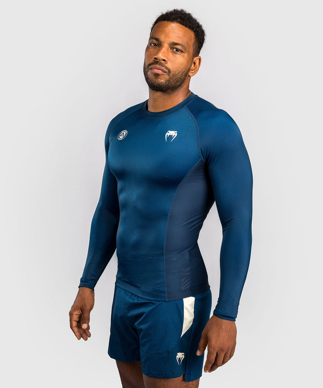 Venum Rashguard x Roger Gracie Academy Long Sleeves – Blue
