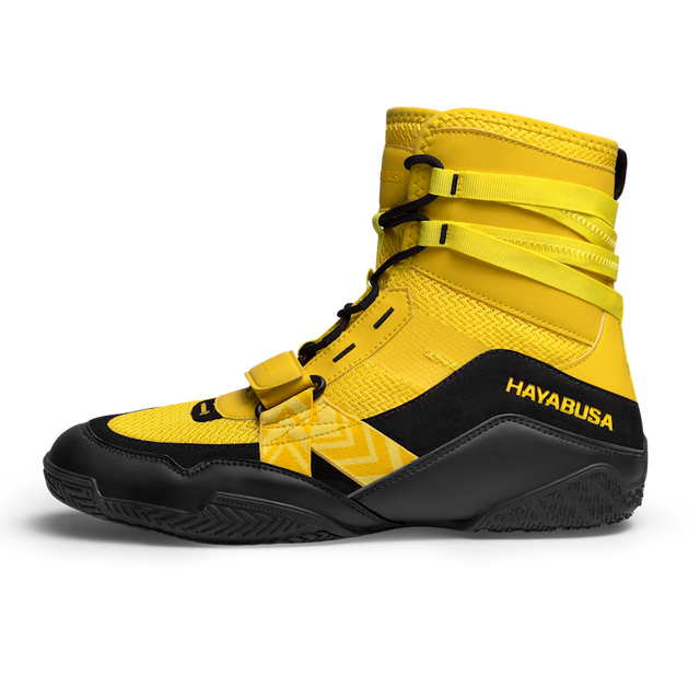 Hayabusa Strike Boxing Shoes - Yellow/Black