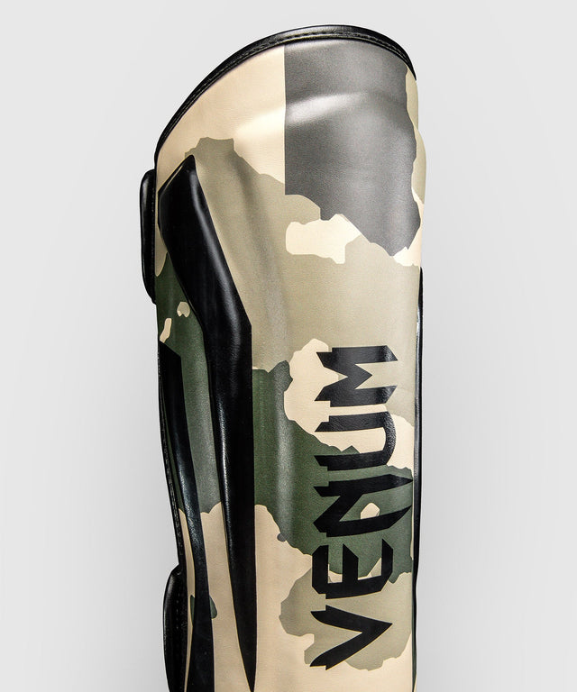 Venum Scheenbeschermers Elite - Kaki/Offwhite