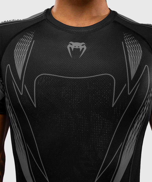 Venum Rashguard Amazonia Reborn Korte Mouwen - Zwart/Grijs