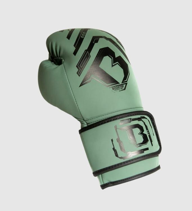 Booster Kickboks Handschoenen Youth Elite Kids - Kaki/Zwart - Boxing gloves