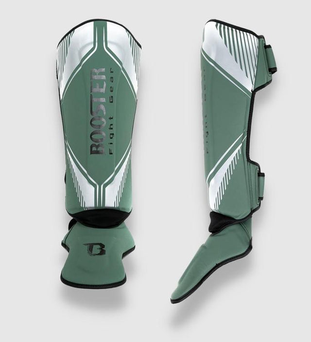 Booster Shin guards Bangkok – Green/Silver/Black – Shin guards