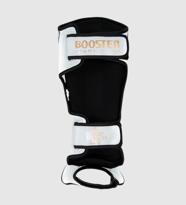 Booster Shin guards Bangkok – White/Black/Gold – Shin guards