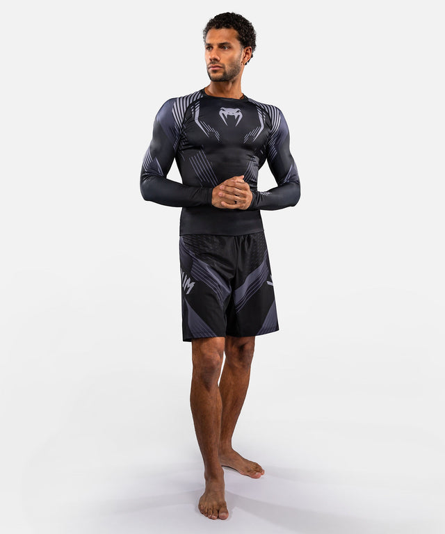 Rashguard Venum No-Gi 6.0 – Černá/Šedá