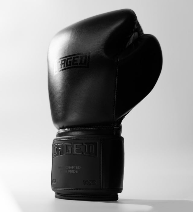 Caged Boxing gloves 'X' Series - Black/Black - Boxing gloves