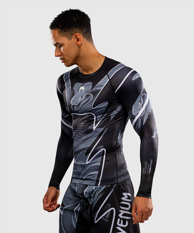 Venum Rashguard Crimson Viper 2.0 Langarm – Schwarz/Grau