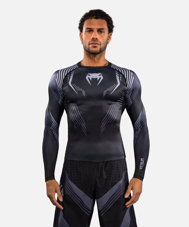 Rashguard Venum No-Gi 6.0 – Černá/Šedá