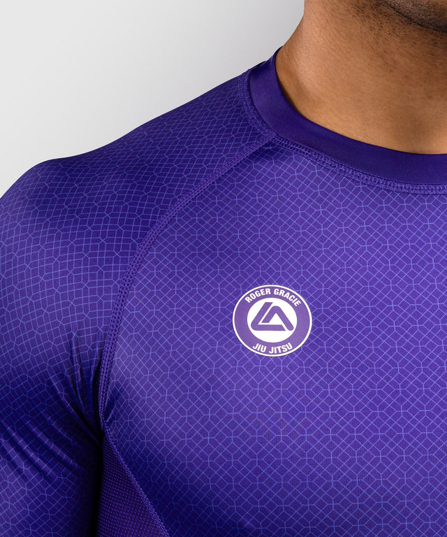 Venum Rashguard x Roger Gracie Academy Short Sleeves – Purple