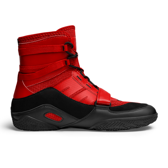 Hayabusa Strike Boxing Shoes - Red/Black