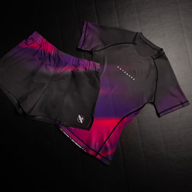 Hayabusa Rashguard Apex Nova Short Sleeves Women's – Purple