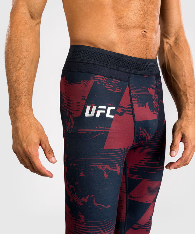 Venum UFC Compression Shorts Zenith – Navy Blue/Burgundy/Silver