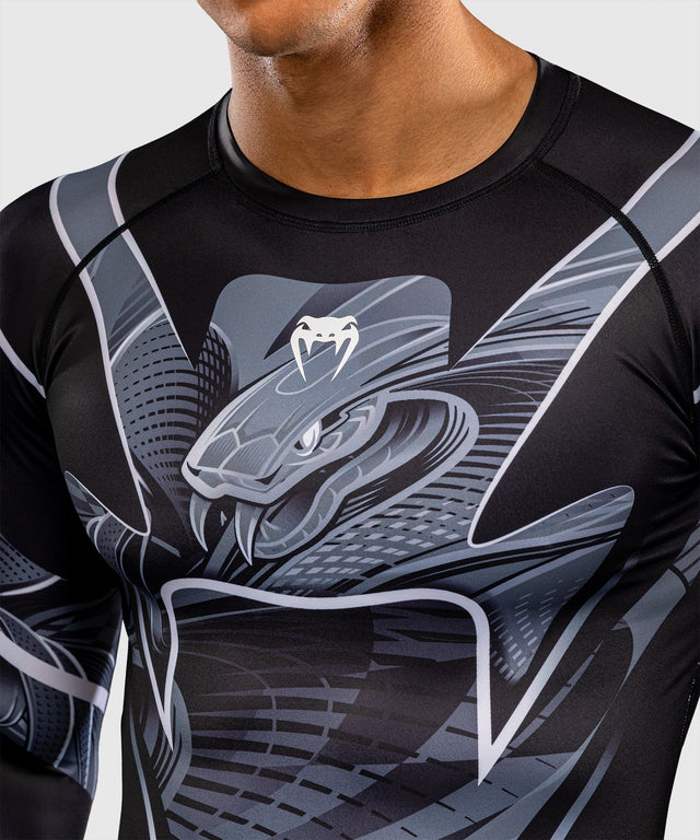 Venum Rashguard Crimson Viper 2.0 Langarm – Schwarz/Grau