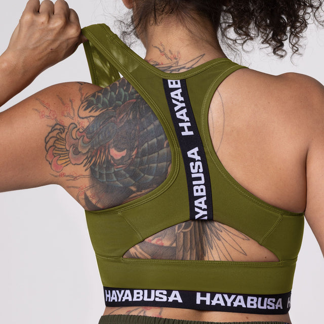 Hayabusa Sport BH Crossback Women's – Olive