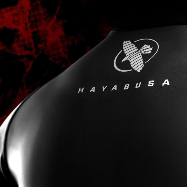 Hayabusa x UFC BJJ Rashguard Long Sleeves Women's – Black/Red