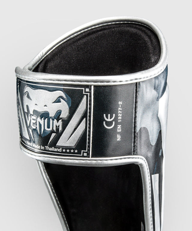 Venum Elite Shin Guards - Dark Navy/Blue