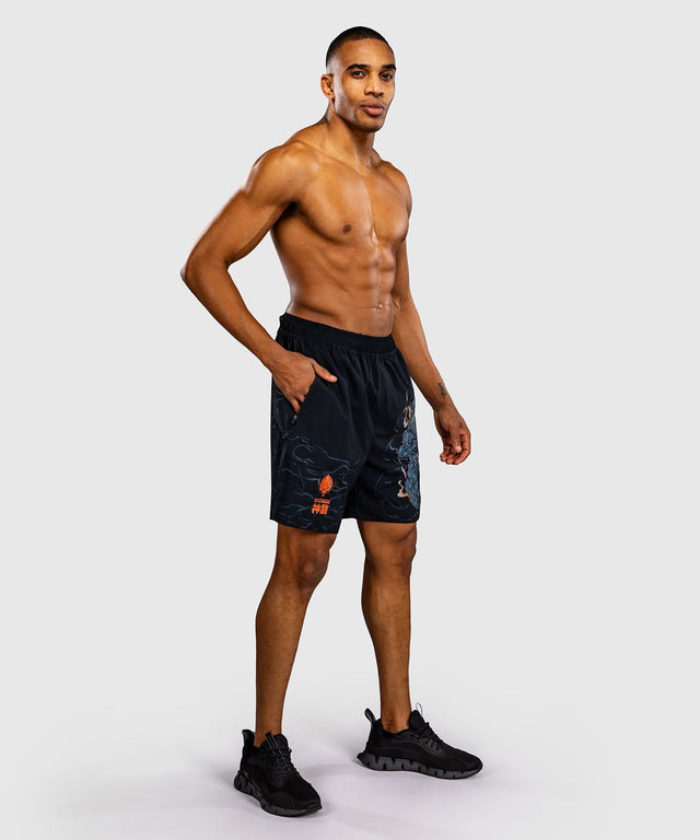Venum Training shorts Thunder Dragon – Black/Grey/Copper