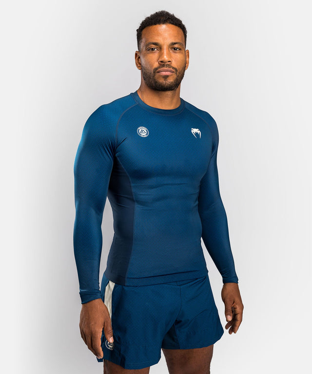 Venum Rashguard x Roger Gracie Academy Long Sleeves – Blue