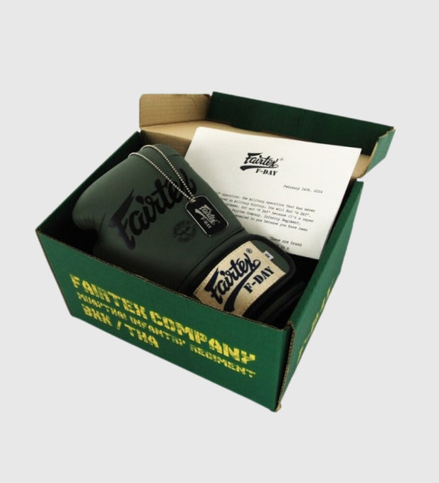 Fairtex Boxing gloves BGV11 'F-Day' - Khaki Green - Boxing gloves