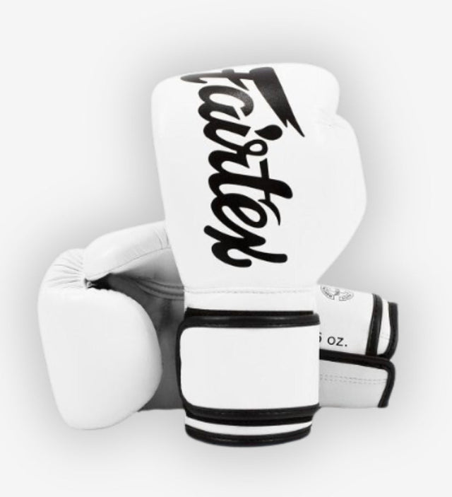 Fairtex Boxing gloves BGV14 - White/Black - Boxing gloves