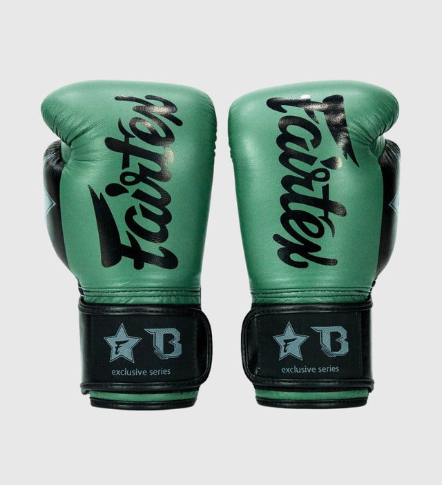 Fairtex Boxing gloves FXB V2 - Khaki Green/Black - Boxing gloves