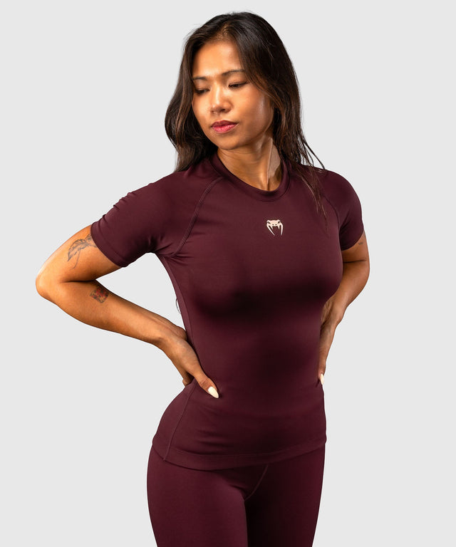 Venum Rashguard Talisman Short Sleeves – Plum