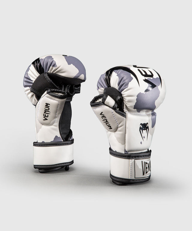 Guanti da sparring MMA Venum Elite - Bianco/Grigio