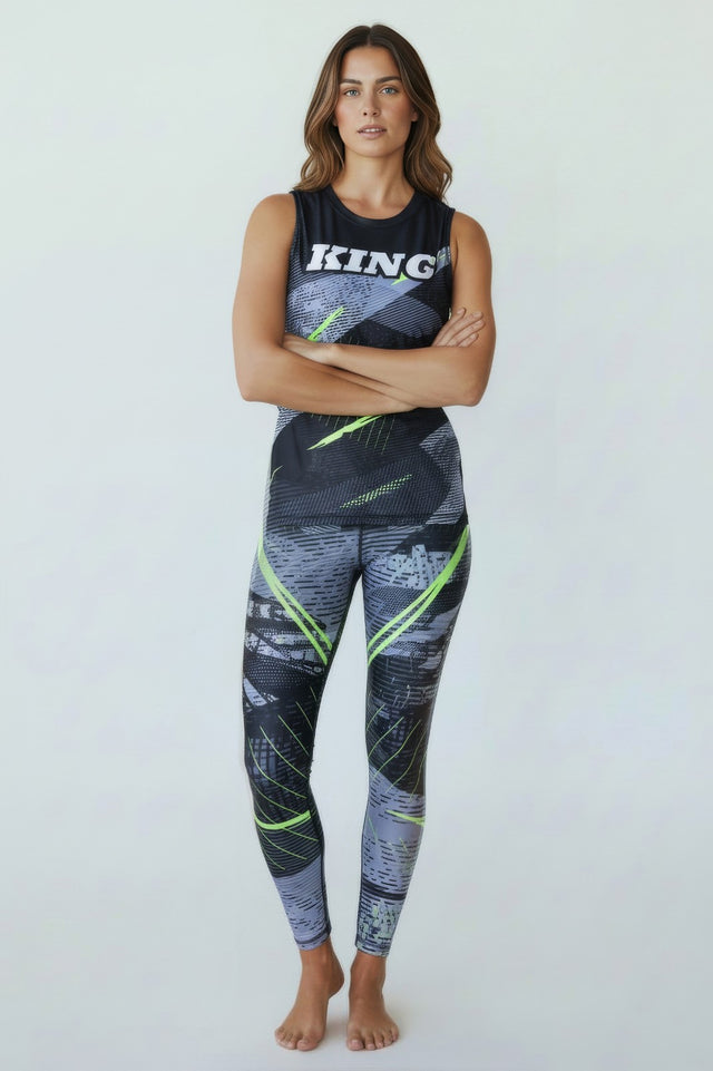 King Pro Boxing Rashguard Shadow 2 Women's – Black