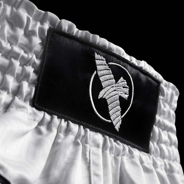 Hayabusa Muay Thai Shorts Core – White