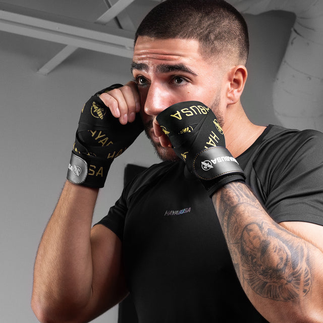 Hayabusa Deluxe Bandages - Black/Gold