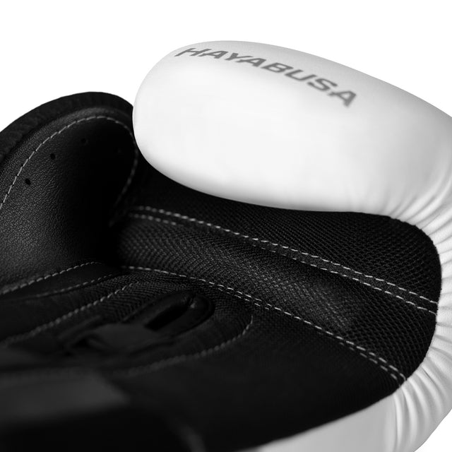 Hayabusa Boxing Gloves E1 - White/Black/Silver
